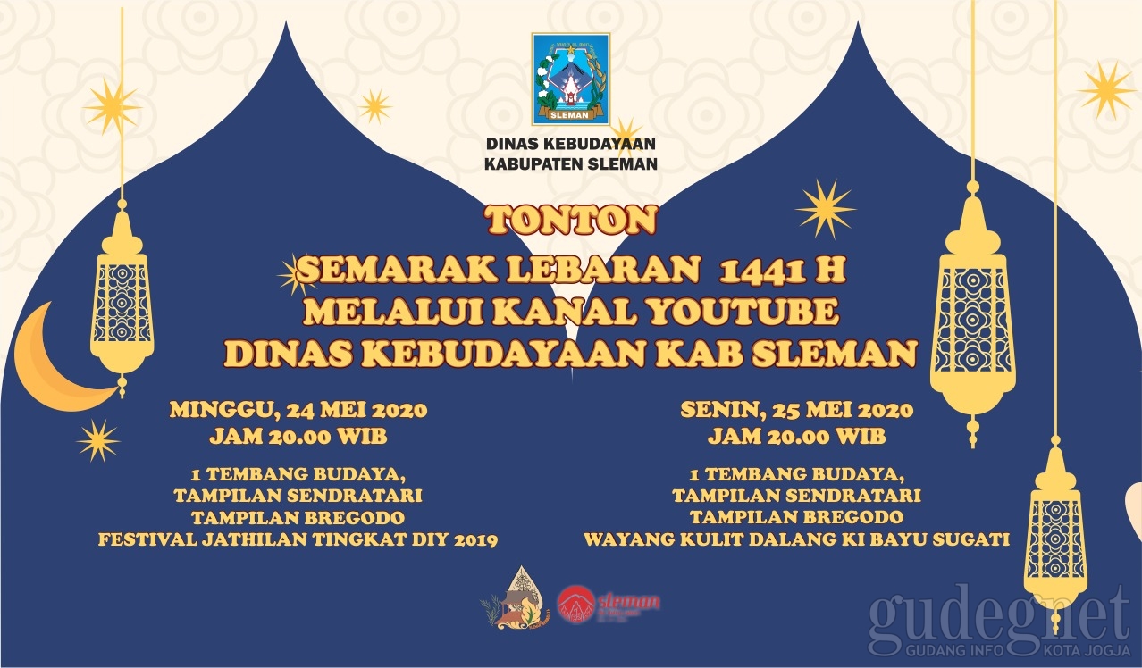 Rayakan Idulfitri 1441 H, Disbud Sleman Sajikan Gelar Kebudayan Rayakan Idulfitri 1441 H, Disbud Sleman Sajikan Gelar Kebudayan