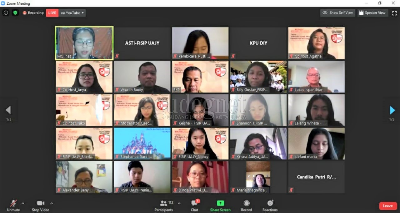 KPU DIY Sosialisasikan Pilkada Lewat Webinar KPU DIY Sosialisasikan Pilkada Lewat Webinar