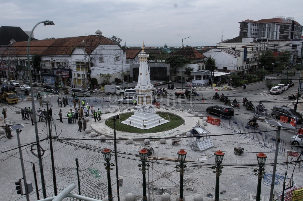 Revitalisasi Tugu Dikebut Selesai Pekan Depan, Target Ducting Kabel Revitalisasi Tugu Dikebut Selesai Pekan Depan, Target Ducting Kabel