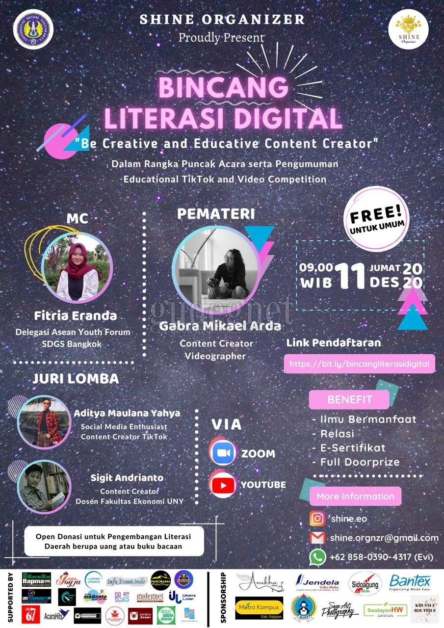 Mahasiswa UNY Gelar Bincang Literasi Digital, Kupas Tentang Content Creator Mahasiswa UNY Gelar Bincang Literasi Digital, Kupas Tentang Content Creator