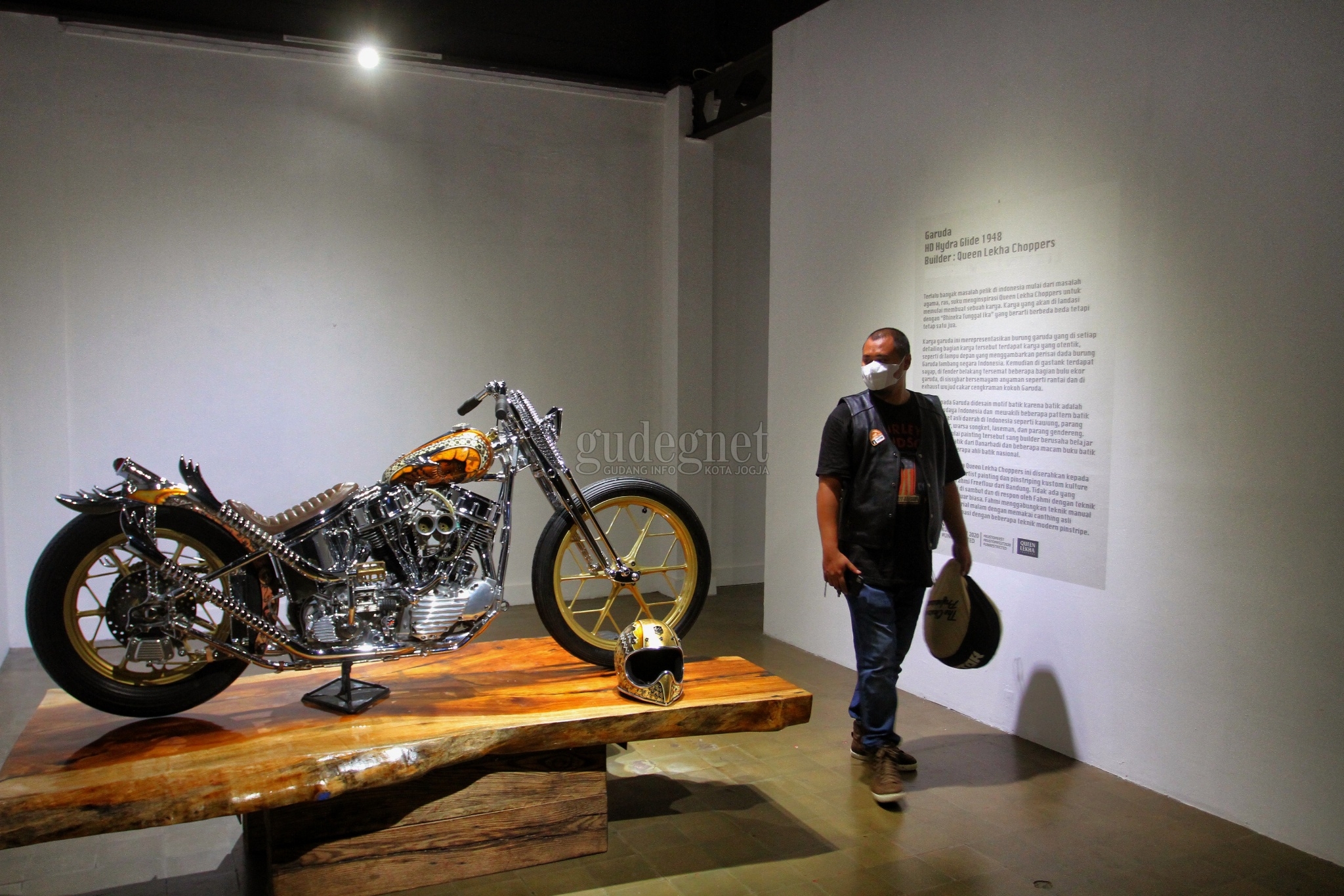 'Garuda', Motor Kustom Motif Burung Garuda dan Batik di Kustomfest 2020 'Garuda', Motor Kustom Motif Burung Garuda dan Batik di Kustomfest 2020