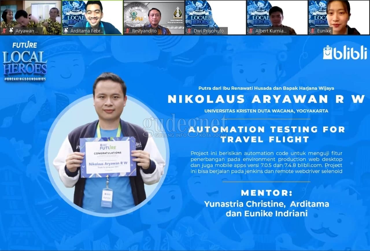 Mahasiswa UKDW Raih Dua Penghargaan dalam BliBli Future Program Mahasiswa UKDW Raih Dua Penghargaan dalam BliBli Future Program