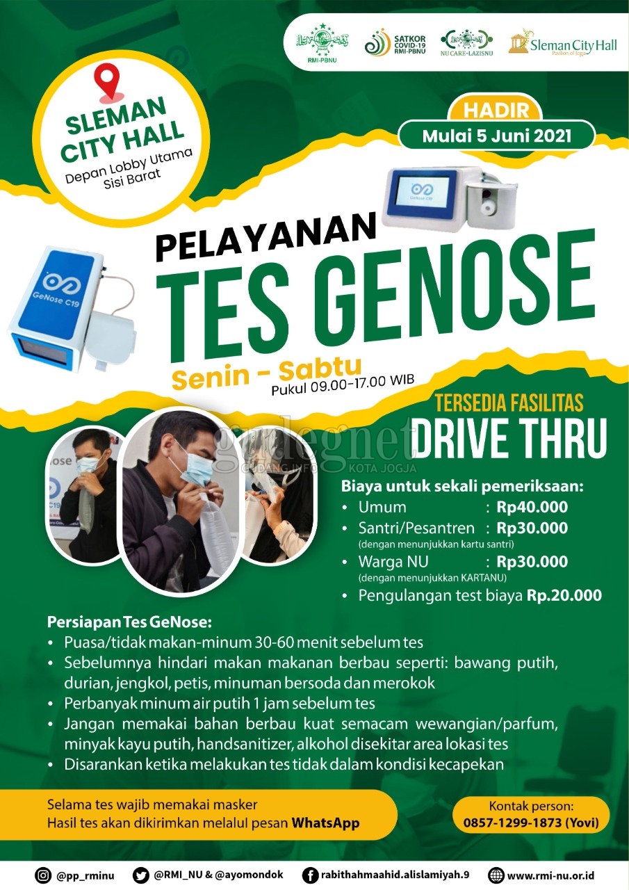 SCH Hadirkan Layanan Tes GeNose Drive-Thru SCH Hadirkan Layanan Tes GeNose Drive-Thru
