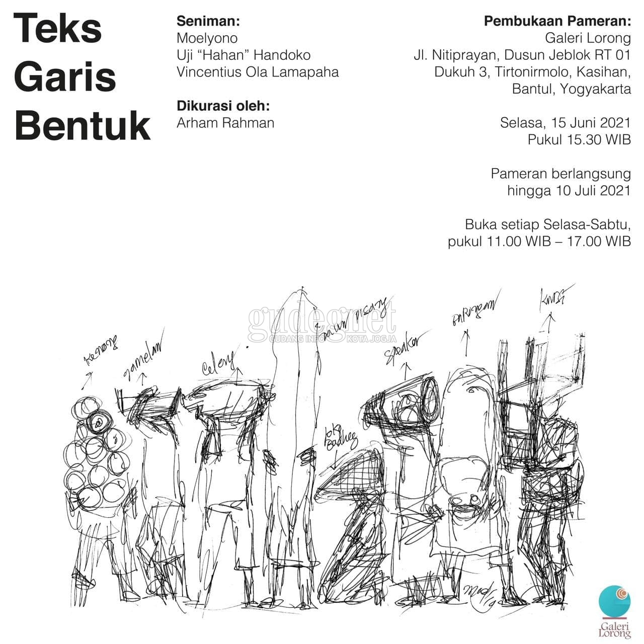 Galeri Lorong Akan Gelar Pameran 'Teks Garis Bentuk' Galeri Lorong Akan Gelar Pameran 'Teks Garis Bentuk'