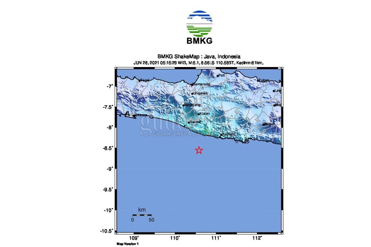 Gempa Bumi Tektonik Guncang DIY Pagi Ini Gempa Bumi Tektonik Guncang DIY Pagi Ini