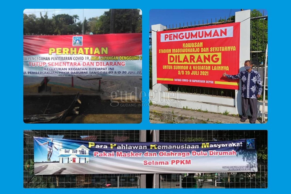 Lapangan Denggung dan Kawasan Stadion Maguwoharjo Ditutup Lapangan Denggung dan Kawasan Stadion Maguwoharjo Ditutup