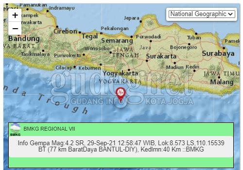 Gempa Bumi Bantul, Guncangan Terasa Hingga Pantai Baron dan Pacitan Gempa Bumi Bantul, Guncangan Terasa Hingga Pantai Baron dan Pacitan