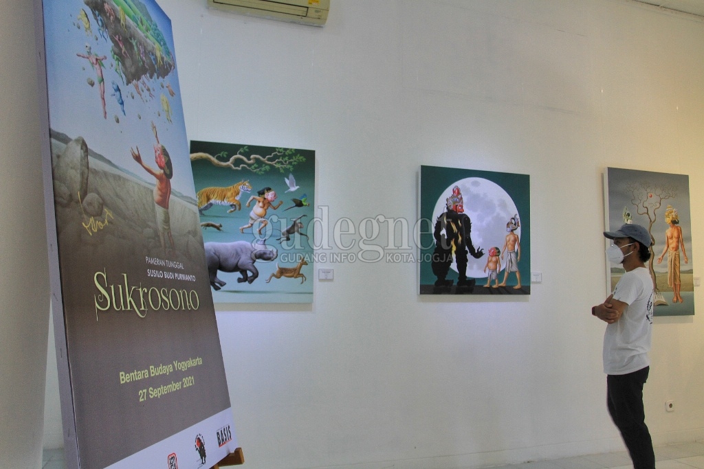 Pameran Lukisan Sukrosono, Respon Buku 'Anak Bajang Mengayun Bulan' Sindhunata Pameran Lukisan Sukrosono, Respon Buku 'Anak Bajang Mengayun Bulan' Sindhunata