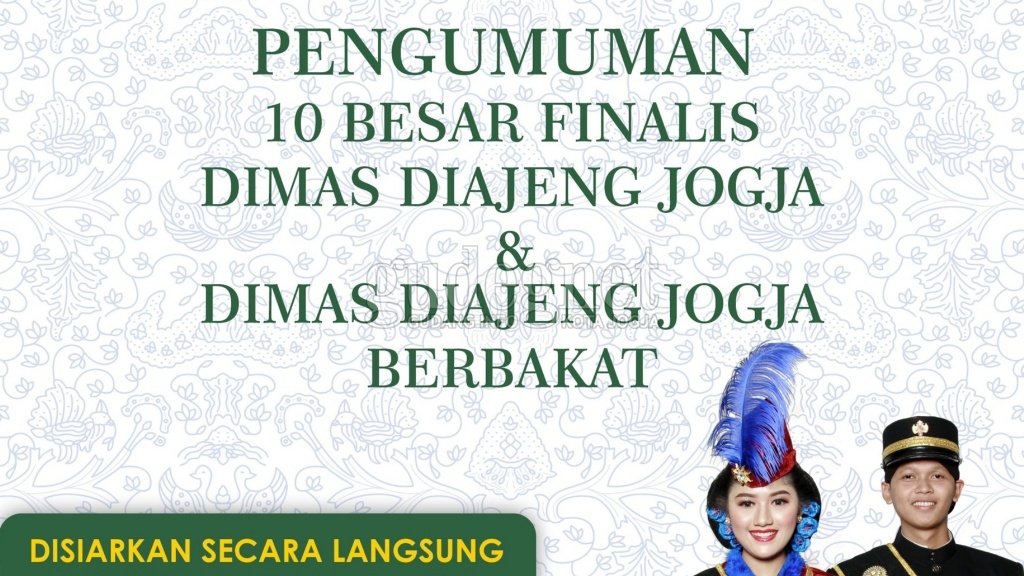 Ini 10 Finalis Dimas Diajeng Jogja 2021 Ini 10 Finalis Dimas Diajeng Jogja 2021