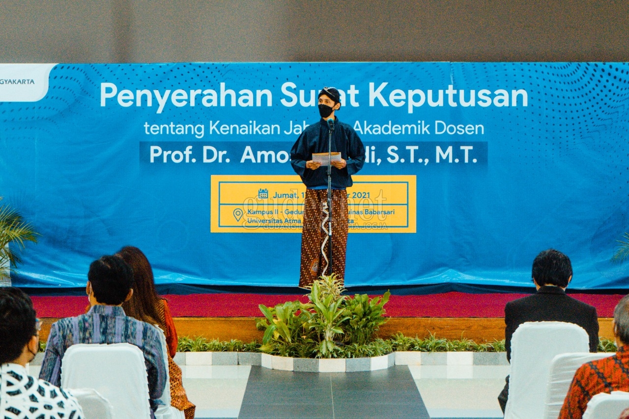 UAJY Tambah Guru Besar di Bidang Ilmu Arsitektur UAJY Tambah Guru Besar di Bidang Ilmu Arsitektur