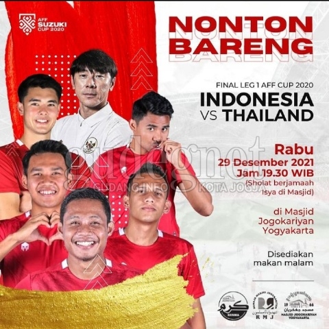 Masjid Ini akan Gelar Nobar Final AFF Indonesia VS Thailand Masjid Ini akan Gelar Nobar Final AFF Indonesia VS Thailand
