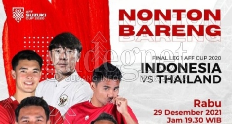 Ini Lokasi Nobar Final AFF Indonesia VS Thailand. Dari Kafe, Masjid Sampai Galeri Seni Ini Lokasi Nobar Final AFF Indonesia VS Thailand. Dari Kafe, Masjid Sampai Galeri Seni
