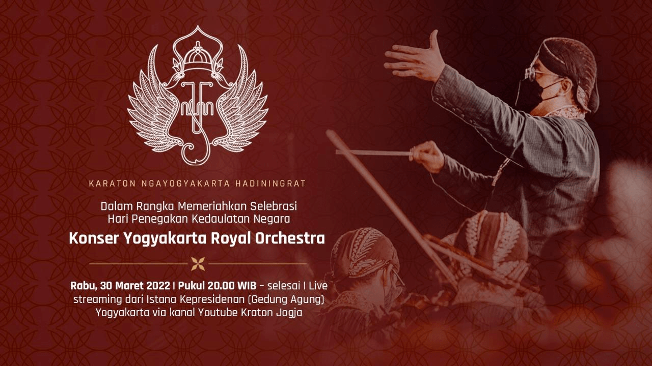 Yogyakarta Royal Orchestra akan Meriahkan Selebrasi Penetapan Hari Penegakan Kedaulatan Negara Yogyakarta Royal Orchestra akan Meriahkan Selebrasi Penetapan Hari Penegakan Kedaulatan Negara