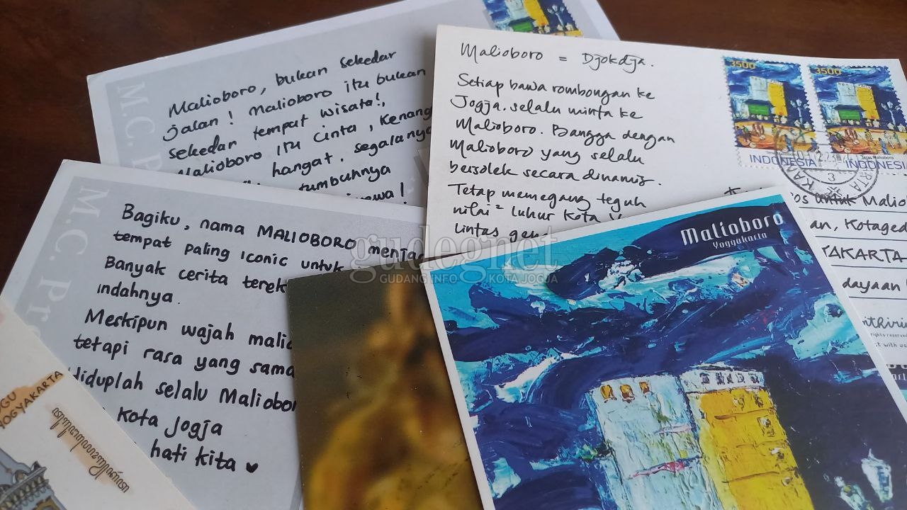 Kagumi Perubahan Malioboro, Puluhan Warga Kirim Surat dan Kartu Pos ke Disbud Kota Jogja Kagumi Perubahan Malioboro, Puluhan Warga Kirim Surat dan Kartu Pos ke Disbud Kota Jogja