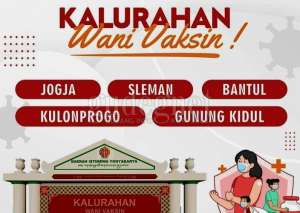 Biro Tapem Setda DIY Gelar Kalurahan Wani Vaksin