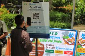 Pemda Dorong Fasilitas Umum Gunakan QR Code PeduliLindungi